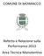 COMUNE DI MOIMACCO. Referto e Relazione sulla Performance 2013 Area Tecnica Manutentiva