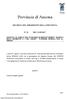 Provincia di Ancona DECRETO DEL PRESIDENTE DELLA PROVINCIA DEL 21/03/2017