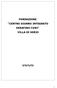 FONDAZIONE CENTRO DIURNO INTEGRATO SERAFINO CUNI VILLA DI SERIO STATUTO