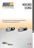 NDCMG ECMG. small but strong. Motoriduttori CC ad ingranaggi cilindrici DC helical in-line gearmotors. brand of