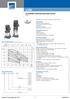 CVM. ELETTROPOMPE CENTRIFUGHE MULTISTADIO VERTICALI in ghisa. Japanese Technology since Residential