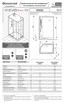 R x A. Nr. Scheda tecnica di Pre-Installazione. Dati tecnici. Technical data. Pre-Installation technical sheet CABINA MULTIFUNZIONE