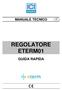 MANUALE TECNICO REGOLATORE ETERM01 GUIDA RAPIDA