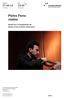 Pietro Ferra violino. Recital per il conseguimento del Master of Arts in Music Performance. Leonardo Bartelloni pianoforte