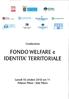 FONDO WELFARE E IDENTITA TERRITORIALE