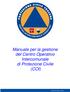 Manuale per la gestione del Centro Operativo Intercomunale di Protezione Civile (COI)