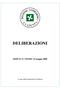 DELIBERAZIONI. SEDUTA N. 128 DEL 19 maggio A cura della Segreteria di Giunta