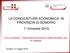 LA CONGIUNTURA ECONOMICA IN PROVINCIA DI SONDRIO 1 trimestre Focus Imprese - Osservatorio economico sulle imprese e per le imprese