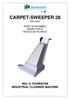 CARPET-SWEEPER V 50Hz