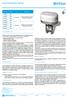 MVE5xx. Servocomandi per Valvole APPLICAZIONE E USO FUNZIONAMENTO MODELLO FORZA [N] ALIM. DESCRIZIONE MVE MVE