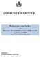 COMUNE DI ARCOLE. Relazione conclusiva. Del. Processo di razionalizzazione delle società partecipate 2015