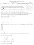 Analisi Matematica II 3 febbraio 2014 ore 13:30 Dati dello studente COGNOME NOME MATRICOLA CORSO DI LAUREA