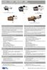 J-mini J-INOX MG-INOX JBR Elettropompe autoadescanti / Self-priming electric pumps