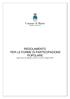 REGOLAMENTO PER LE FORME DI PARTECIPAZIONE POPOLARE. (Approvato con delibera numero 24 del 22 Giugno 2006)