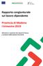 Rapporto congiunturale sul lavoro dipendente. Provincia di Modena I trimestre 2019