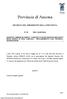 Provincia di Ancona DECRETO DEL PRESIDENTE DELLA PROVINCIA DEL 20/05/2016