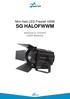 Mini Halo LED Fresnel 100W SG HALOFWWM MANUALE UTENTE USER MANUAL