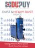 RANGE. Catalogo Polveri & Polveri pesanti Dust & Heavy Dust catalogue