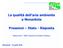 La qualità dell aria ambiente a Nonantola. Pressioni Stato - Risposta. Stefano Forti ARPA Sezione Provinciale di Modena