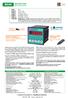 INDICATORI DI PESO WEIGHT INDICATORS. CE - M APPROVABLE III divisions μv/vsi