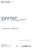 OFFTEC_PROGETTI. Il Codice Etico di Offtec S.r.l. design the world for a better future