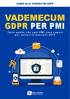 GUIDA ALLA NORMATIVA GDPR VADEMECUM GDPR PER PMI