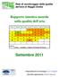 Rapporto sintetico mensile sulla qualità dell'aria. Lunedì Martedì Mercoledì Giovedì Venerdì Sabato Domenica