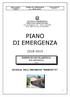 PIANO DI EMERGENZA a.s ISTITUTO COMPRENSIVO PINOCCHIO MONTESICURO Via Montagnola ANCONA Tel e Fax