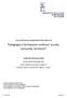 Pedagogia e formazione continua: scuola, comunità, territorio*