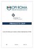 PROGETTI Centro di Eccellenza per la Cultura e la Ricerca Infermieristica (CECRI) CECRI Progetti 2019 Pagina 1 di 10