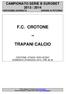 F.C. CROTONE TRAPANI CALCIO