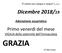 Dicembre 2018/19 Adorazione eucaristica GRAZIA