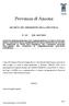 Provincia di Ancona DECRETO DEL PRESIDENTE DELLA PROVINCIA N. 113 DEL 18/07/2019