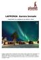 LAPPONIA Aurora boreale PARTENZE DA GENNAIO AD APRILE 2020