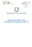 Direttiva generale per l'azione amministrativa e la gestione - Anno 2017