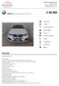 BMW X4 MOD. BMW XDRIVE30DA 258CV MSPORT km 12/ cc da 258 CV. Diesel EURO6. SUV 5 p. Cambio Automatico.