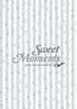 Sweet Moments. Linea Cotone Stampato