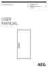 SFE81831DS. IT Istruzioni per l uso 2 Frigorifero ES Manual de instrucciones 20 Frigorífico USER MANUAL