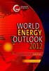 WORLD ENERGY OUTLOOK 2012 SINTESI. Italian translation