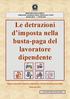 Le detrazioni d imposta nella busta-paga del lavoratore dipendente