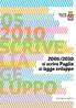 REGIONE 2010 IA CRIVE PUGLIA. 2005/2010 si scrive Puglia si legge sviluppo. www.regione.puglia.it