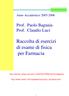 Raccolta di esercizi di esame di fisica per Farmacia