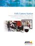 AXIS Camera Station Programma software completo per la gestione dei video con funzioni per il monitoraggio, la registrazione, la riproduzione e la