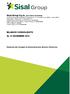 BILANCIO CONSOLIDATO AL 31 DICEMBRE 2014. Relazione del Consiglio di Amministrazione, Bilancio d Esercizio