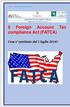 Il Foreign Account Tax compliance Act (FATCA) Cosa e cambiato dal 1 luglio 2014?