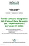 Fondo Sanitario Integrativo del Gruppo Intesa Sanpaolo per i dipendenti ed il personale in esodo