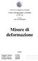 Misure di deformazione