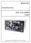 Manuale di istruzioni DVR LCD COMBO TVK07