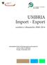UMBRIA Import - Export. caratteri e dinamiche 2008-2014