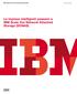 Le imprese intelligenti passano a IBM Scale Out Network Attached Storage (SONAS)